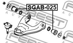 Сайлентблок рычага переднего верхний SSANGYONG 4449005001