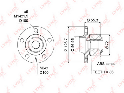 Ступица передняя GMB GH32470