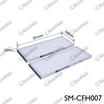 Фильтр салона SPEEDMATE SMCFH007