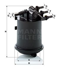 Фильтр топливный MANN-FILTER WK9391