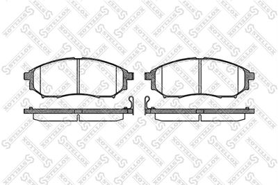 Колодки тормозные дисковые STELLOX 863014SX