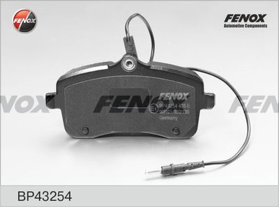 Колодки тормозные дисковые FENOX BP43254