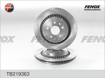 Диск тормозной задний FENOX TB219363