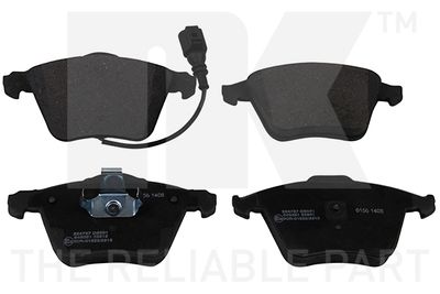 Колодки тормозные дисковые комплект NK 224787