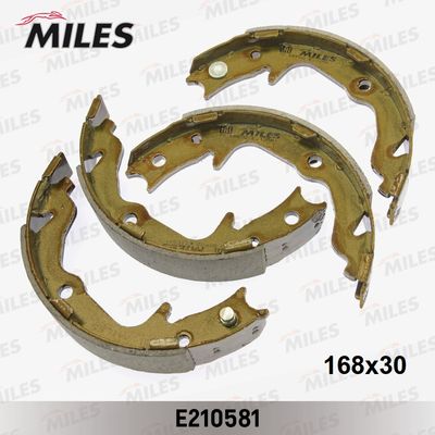Колодки стояночного тормоза Miles E210581