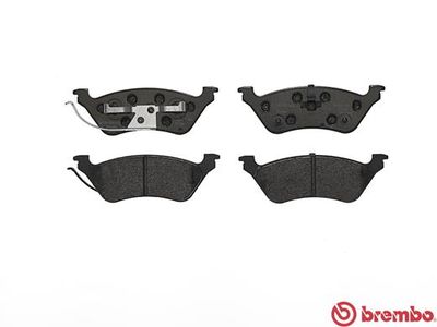 Колодки тормозные дисковые BREMBO P11014