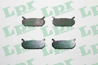 Колодки тормозные дисковые LPR 05P512