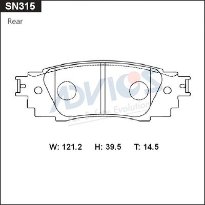 Колодки тормозные TOYOTA 0446633230
