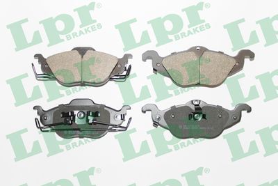 Колодки тормозные дисковые LPR 05P698