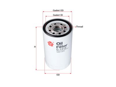 Фильтр масляный SAKURA C1315