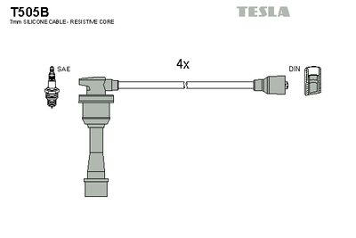Провода зажигания TESLA T505B