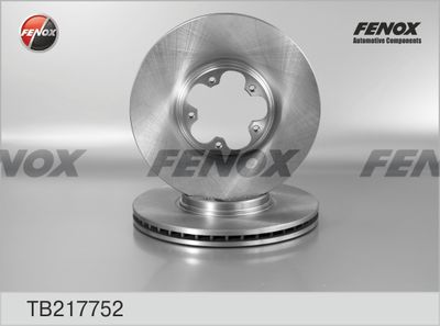 Диск тормозной передний вентилируемый FENOX TB217752