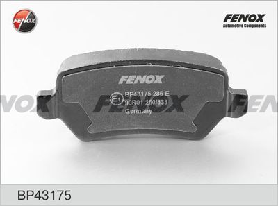 Колодки тормозные задние FENOX BP43175