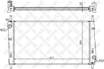 Радиатор STELLOX 1025066SX