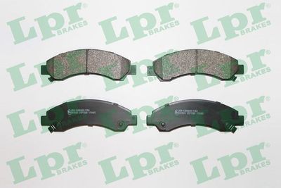 Колодки тормозные передние LPR 05P1568