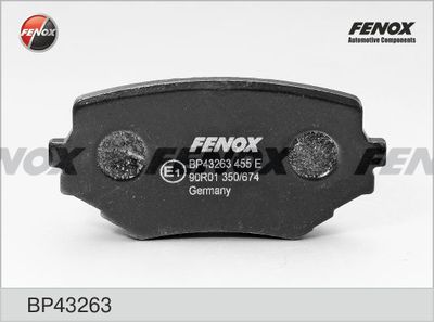 Колодки тормозные передние FENOX BP43263