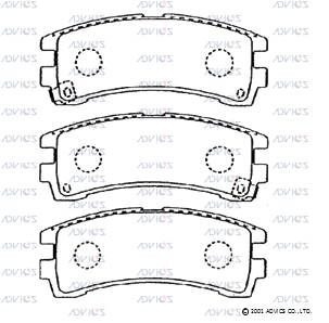 Колодки тормозные дисковые AVANTECH AV939