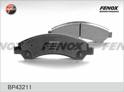 Колодки тормозные передние FENOX BP43211