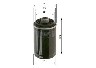 Фильтр масляный BOSCH F026407080