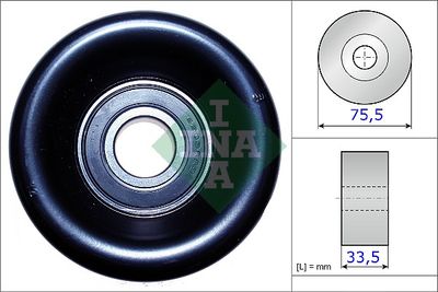 Ролик натяжителя INA 531082710