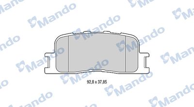 Колодки тормозные дисковые Mando MBF015873
