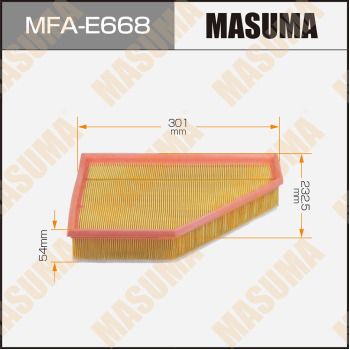 Фильтр воздушный Masuma MFAE668