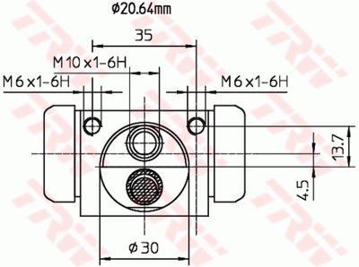 Цилиндр тормозной рабочий TRW BWF318