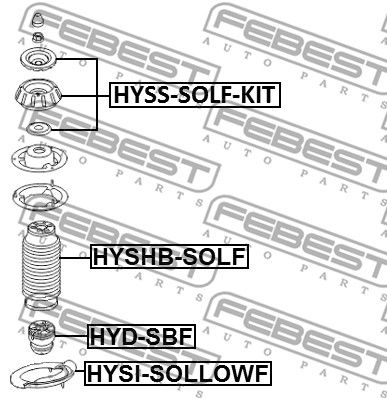 Пыльник амортизатора Hyundai/Kia 546254L001