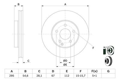 Диск тормозной BOSCH 0986479039