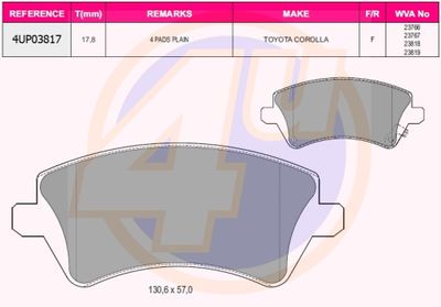 Колодки Valeo PHC BP6051