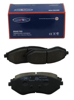 Колодки тормозные передние HAGEN GP1158
