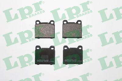 Колодки тормозные дисковые LPR 05P362