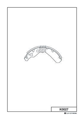 Колодки тормозные барабанные MK KASHIYAMA K0027