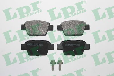 Колодки тормозные дисковые LPR 05P780