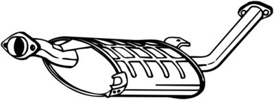 Глушитель задняя часть POLMOSTROW 17641