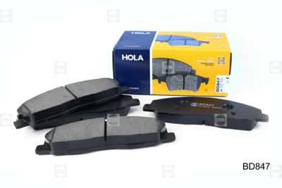 Колодки тормозные дисковые задние HOLA BD847