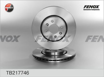 Диск тормозной передний FENOX TB217746