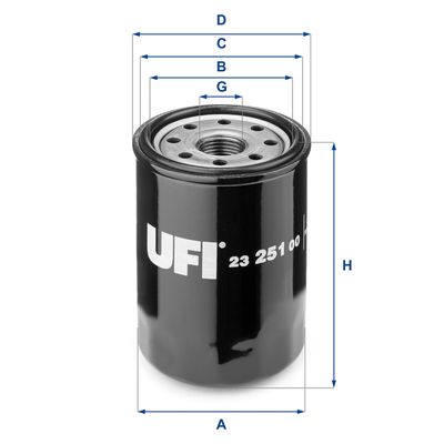 Фильтр масляный UFI 2325100