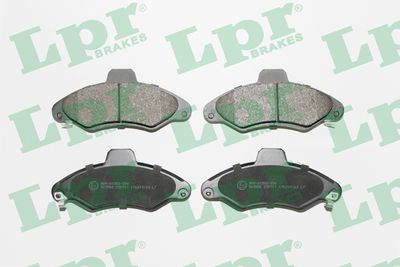 Колодки тормозные дисковые LPR 05P717