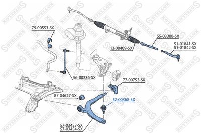 Опора шаровая STELLOX 5200368SX