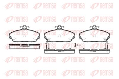Колодки тормозные дисковые передние REMSA 033702