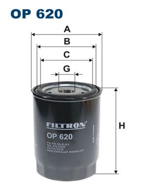Фильтр масляный FILTRON OP620