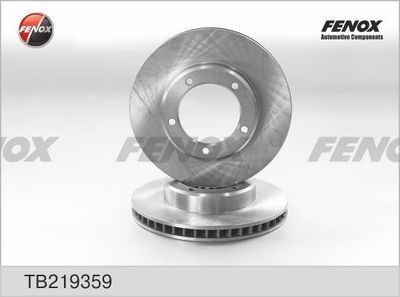 Диск тормозной FENOX TB219359
