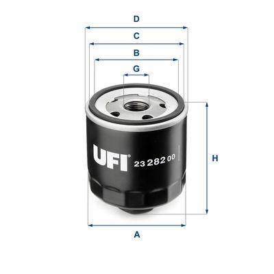 Фильтр масляный UFI 2328200