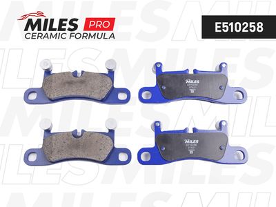 Колодки тормозные задние Miles E510258