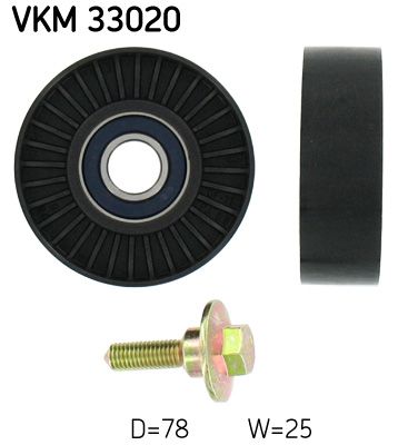 Ролик ремня приводного SKF VKM33020