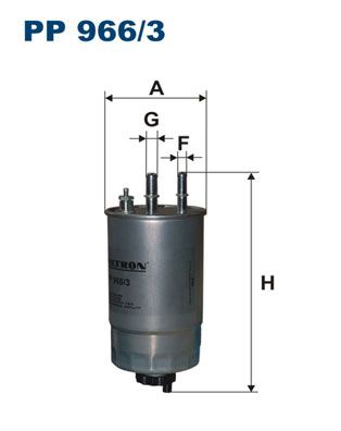 Фильтр топливный FILTRON PP9663