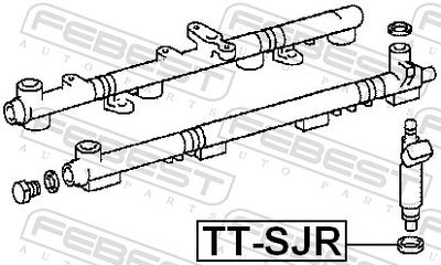 Прокладка форсунки TOYOTA 2329141010