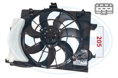 Вентилятор охлаждения с кожухом Hyundai/Kia 253501R050