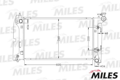 Радиатор Miles ACRB105
